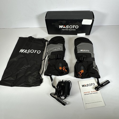 #ad Wasoto Heated Gloves Size Large 7.4V Battery amp; Charger Waterproof Winter $44.95