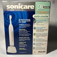 Sonicare The Sonic Toothbrush Pro Series Model PR2 / 2 Bonus Ultra Compact Brush