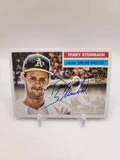 2025 Topps Archives 1956 Fan Favorites Autographs Terry Steinbach Auto Athletics