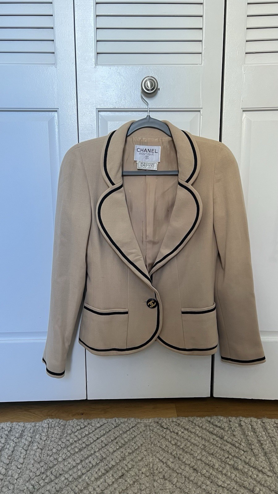 Vintage Chanel Boutique blazer thumbnail 5