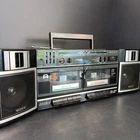Vintage 1980’s Sony Boombox Blaster CFS-W360 Everything Works But Left Tape Deck