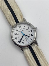 TIMEX WEEKENDER 2015 Women s Fashion Quartz Wristwatch Indiglo Working Condition