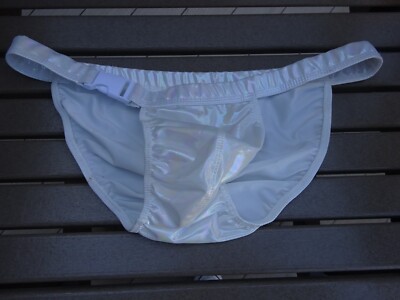 Clever-MenMode - Side Clip Sexy Brief String Irridescent Men's Lingerie XL