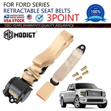 3 Point Safety Seat Belt Retractable Emergency locking function For Ford F-150