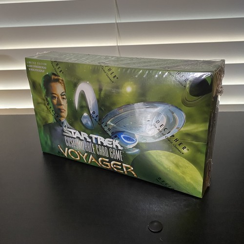 Star Trek CCG Decipher Voyager SEALED Booster Box TCG NEW SEALED - Picture 2 of 6