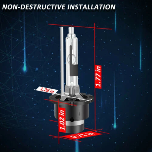 Faro bombilla D4R HID xenón 6000K #90981-20029 para Toyota Prius 2006-2009 42406 Foto 2 de 4