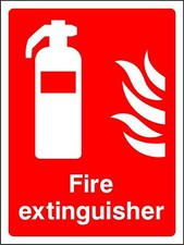 Image of  Fire extinguisher Safety sign 