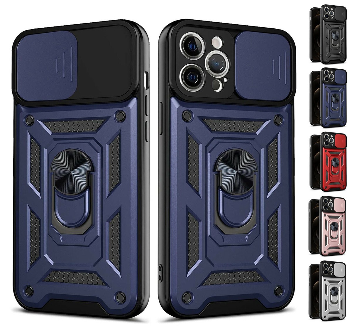 For Apple iPhone 12 Pro - Multi Function Shock Proof Cover Case w