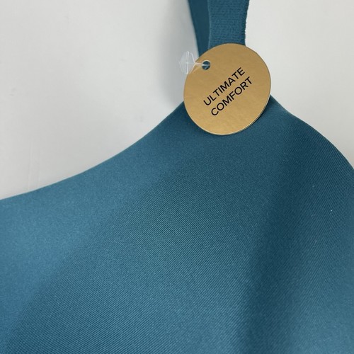 Wacoal Bra Womens 38DDD Teal Blue Comfort Bra Adjustable Straps Underwire NWT - Picture 2 of 9