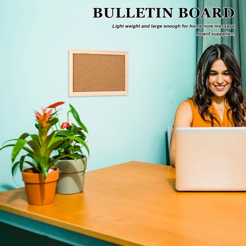 2 Pcs Vision Bord Gerahmte Bord Schule Bulletin Board Gerahmte Corkboard - Bild 6 von 12