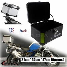 45L Motorcycle Trunk Rear Top Case Scooter Tail Luggage Box For BMW Honda Suzuki