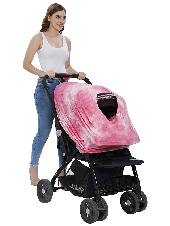 360° Premium кормления чехол для грудного вскармливания - кормления фартук для мамы, розовый облако - Изображение 4 из 4