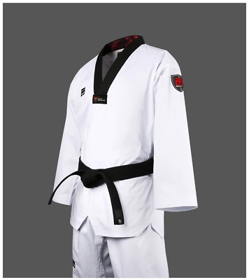 TAEKWO Amazon.com: adidas - Dobok Fighter Collar Black 170 : Sports