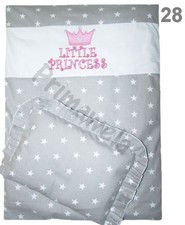 4-Teiliges Kinderwagenset, Kinderwagendecke mit Kissen, Decke mit Kissen
