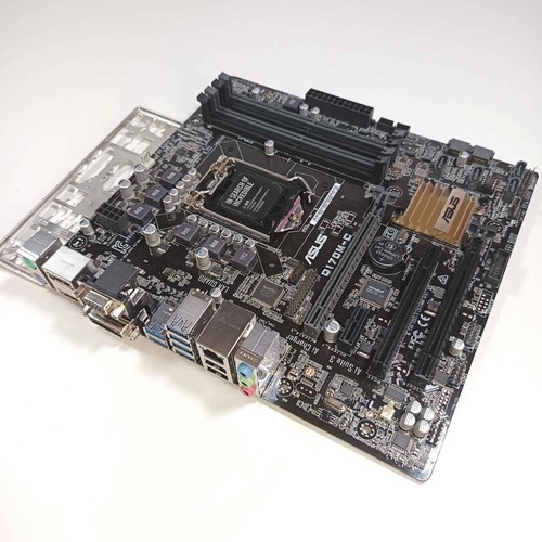 Placa madre Asus Q170M-C. LGA1151, 4 x DDR4, mATX + ventilador - Imagen 2 de 3