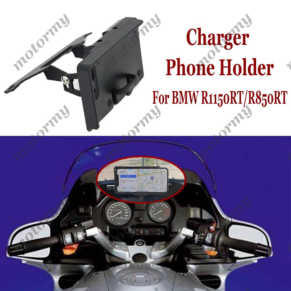 FOR BMW R1150RT USB Charger Phone Stand Navigation Bracket Mount Holder ...