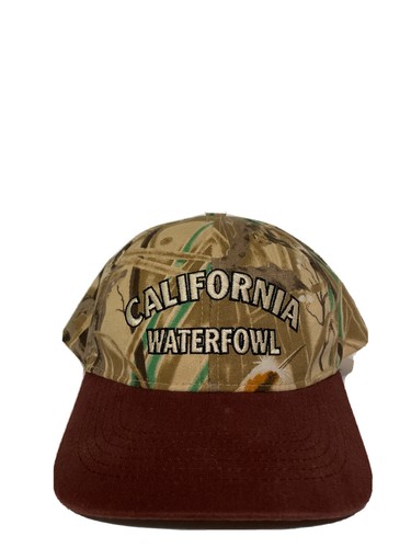 Vintage Embroidered California Waterfowl Camouflage Adjustable Hat