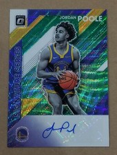 2019-20 DONRUSS OPTIC SIGNATURE RC AUTO GREEN WAVE JORDAN POOLE SP