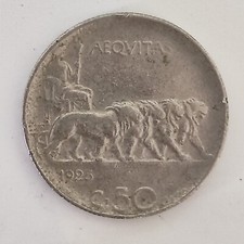 Italia 50 centesimi, 1920-1925 scegli dal menu la moneta [0305]