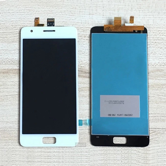 Tela LCD de 5 polegadas e montagem digitalizador tela sensível ao toque correção para Lenovo ZUK Z2 branco - Imagem 3 de 3