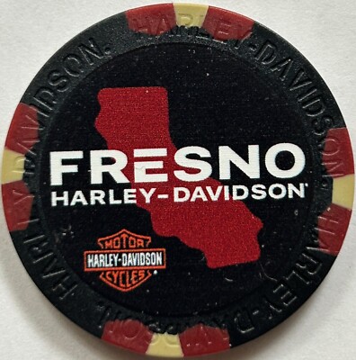 Harley Davidson 120th Poker Chip from Fresno HD in Fresno, California