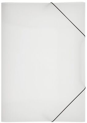 Pagna  21613-19 Gummizugmappe Lucy Basic - A4, transparent, PP, 3 Einschlagklapp
