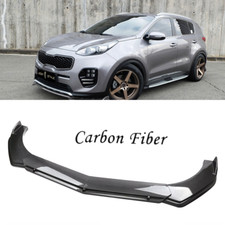 Front Bumper Lip Spoiler Splitter Carbon Fiber For Kia Sportage Body Kit Front Bumper Lip Spoiler Splitter Carbon Fiber For Kia Sportage Body Kit