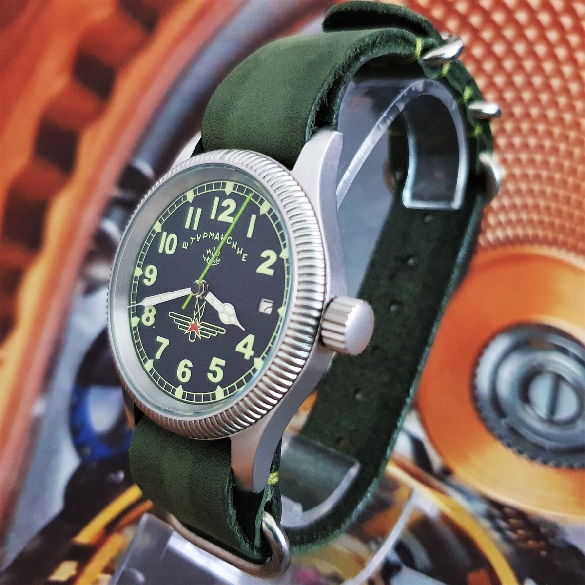 Vintage Watch USSR Poljot 2614.H 1MChZ Watch Sturmanskie PILOT