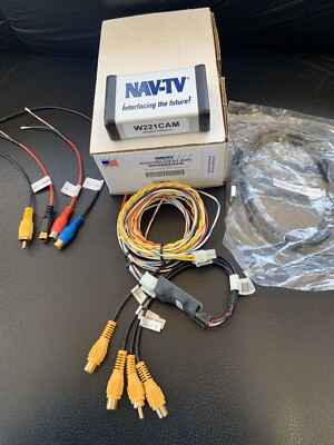 NAV-TV W221CAM KIT-111 Audio/Video Input and Backup Camera Interface MBZ S550