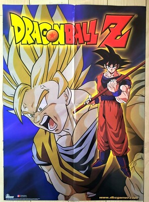 2003 DRAGON BALL Z Super Saiyan Goku / Trunks Nintendo GBA 2 Side