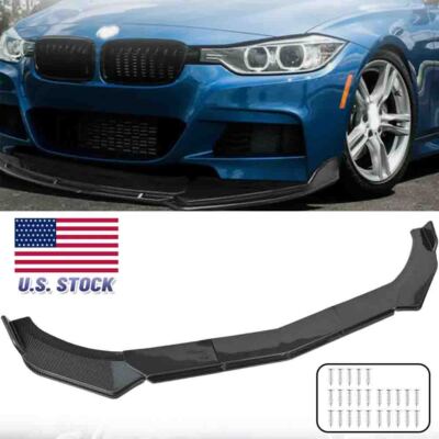 For BMW F10/F11 520i 528i 535i 550i Carbon Fiber Front Bumper Lip Splitter Body