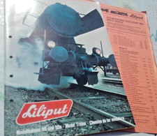 LILIPUT GESAMT KATALOG 1975 m. PREISLISTE WIEN MODELL EISENBAHN SPUR H0 HOe 70er