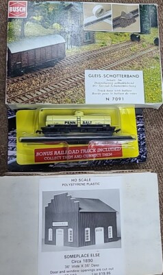 HO Gauge ''SOMEPLACE ELSE'' PLASTIC MODEL KIT #159-503 TRAIN BH MODELS  Lotof3