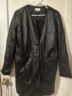 Neiman Marcus Exclusive Leather Jacket Womens Size Medium