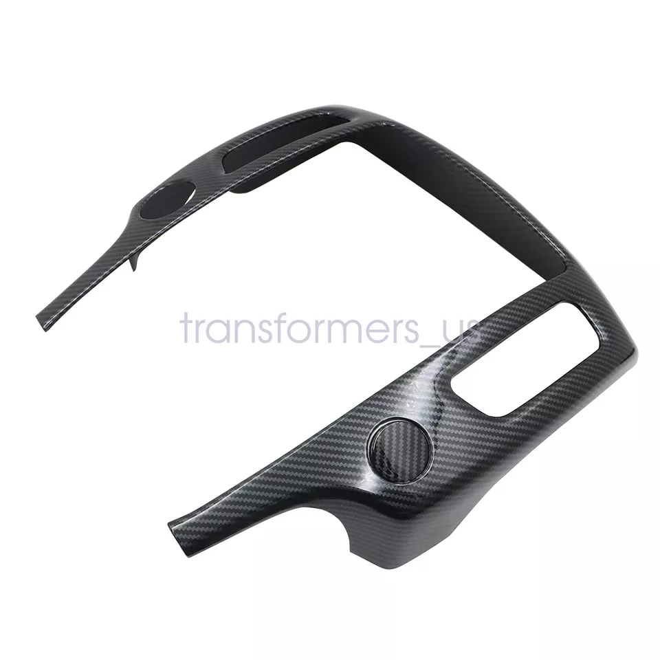 Cubierta de cuadro de navegación de control central estilo fibra de carbono para Nissan 370Z Foto 3 de 4