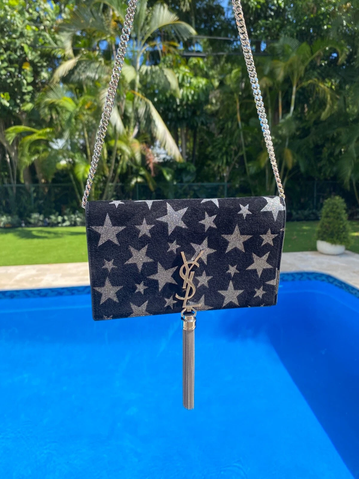 SAINT LAURENT (YSL) YSL Kate Bag Nero Scamosciato Edizione Limitata