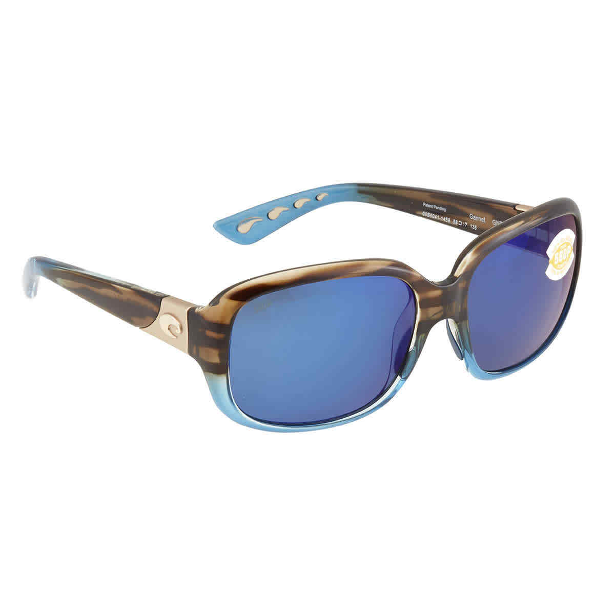 Costa Del Mar Blue Mirror Polarized Polycarbonate Ladies