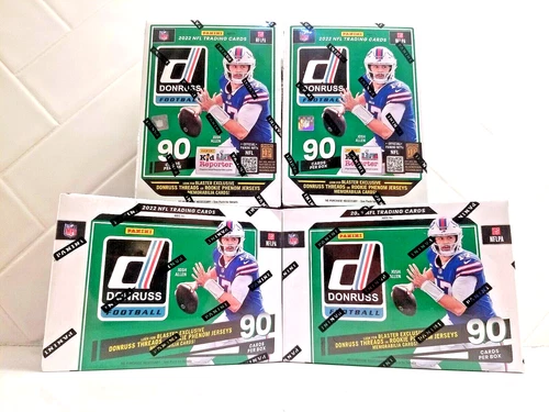 3X PANINI DONRUSS 2022 NFL FOOTBALL SEALED BLASTER BOXES | DOWNTOWN & RC HUNTING