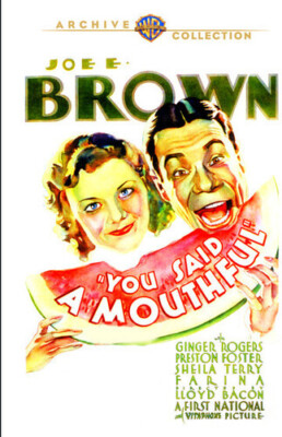NEW** You Said a Mouthful DVD  (1932)  Joe E. Brown. Warner Bros