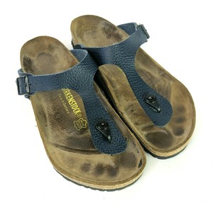 birkenstock gizeh navy blue