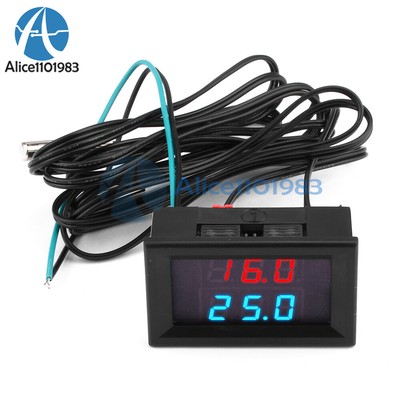 H28TT DC 4-28V Digital Thermometer NTC Metal Probe Temperature Sensor -55~120 
