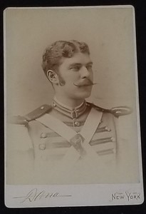 1890/1900's - U.S. SOLDIER - CABINET PHOTO - ORIGINAL