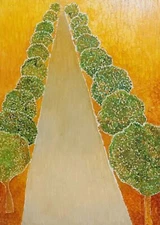 Contemporary realist oil painting landscape