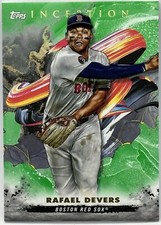 2023 Topps Inception Green Parallel Rafael Devers Red Sox #76
