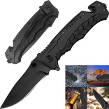 8" SPRING OPEN ASSISTED TACTICAL FOLDING POCKET KNIFE EDC Blade Tactical Tool