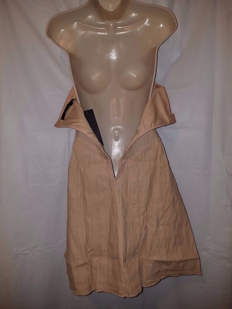 New woman beige dress zipper in the back by ark & co sizes S