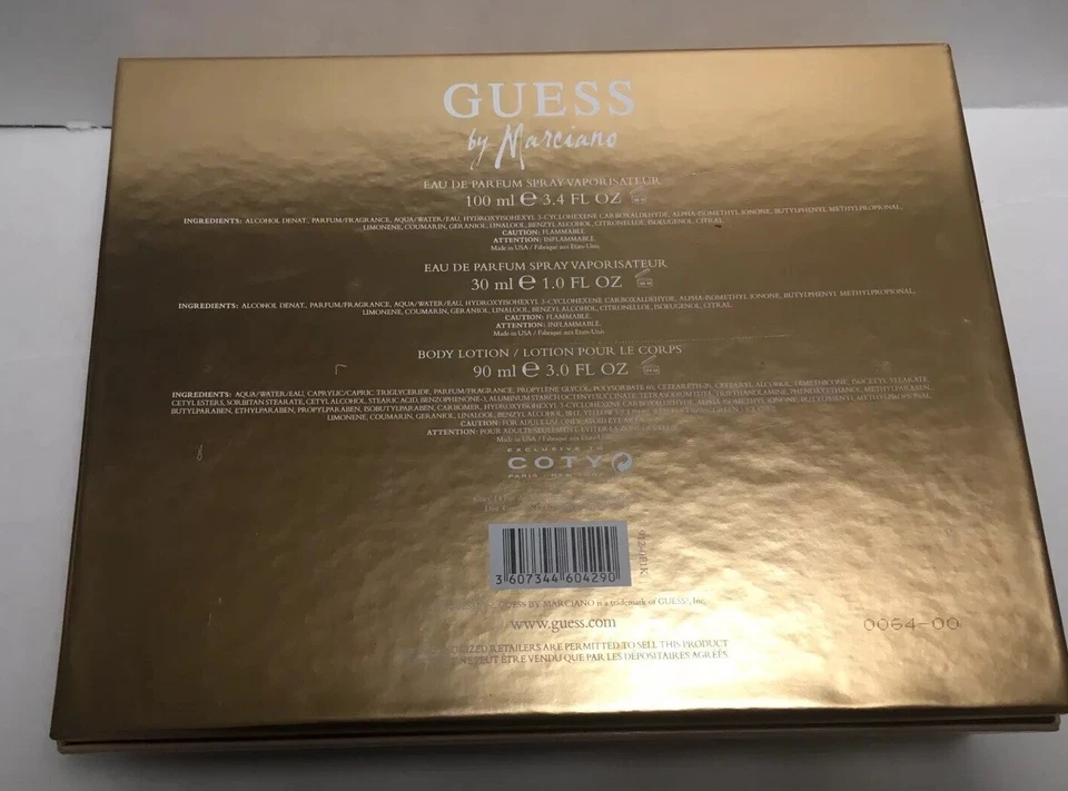 MARCIANO by GUESS Set de regalo de 3 piezas para mujer. Nuevo en caja Foto 4 de 4
