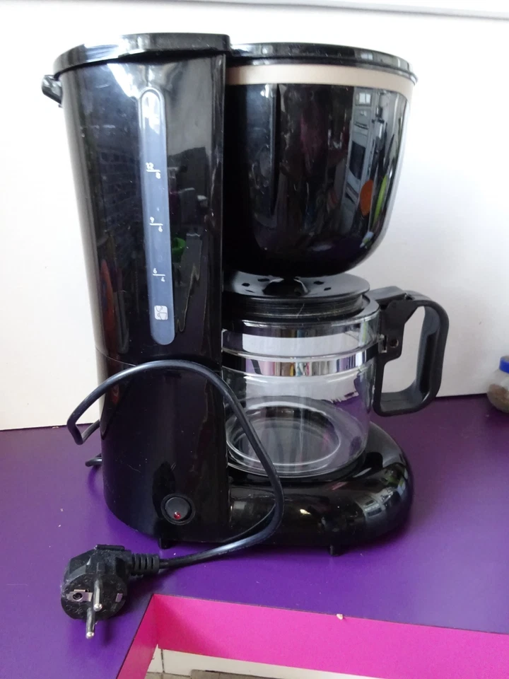 CAFETIERE A CAFE FILTRE PROLINE NOIR COMME NEUVE SERVIE 2/3 FOIS - Photo 4/4