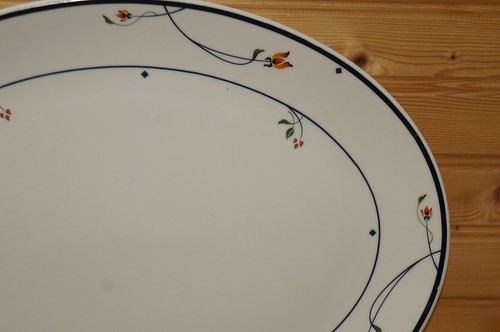 Gorham Ariana Oval Serving Platter, 13 3/4" (Box C) - Picture 4 of 7