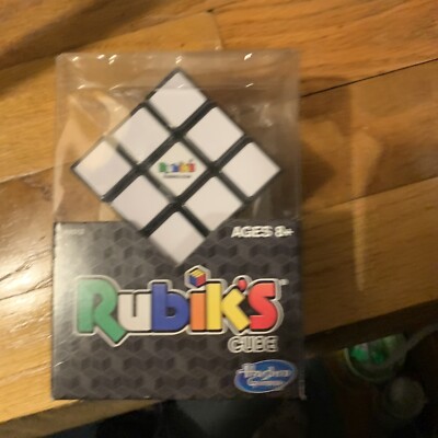 Rubik 3x3 Puzzle Cube Game With Stand Rubik's Hasbro Toy Original A9312 New